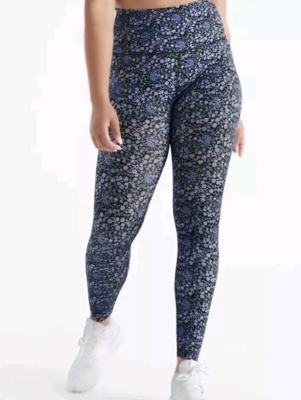 NWOT Knix | HiTouch High Rise Leggings Garden Daze Daisy Blue Women Small